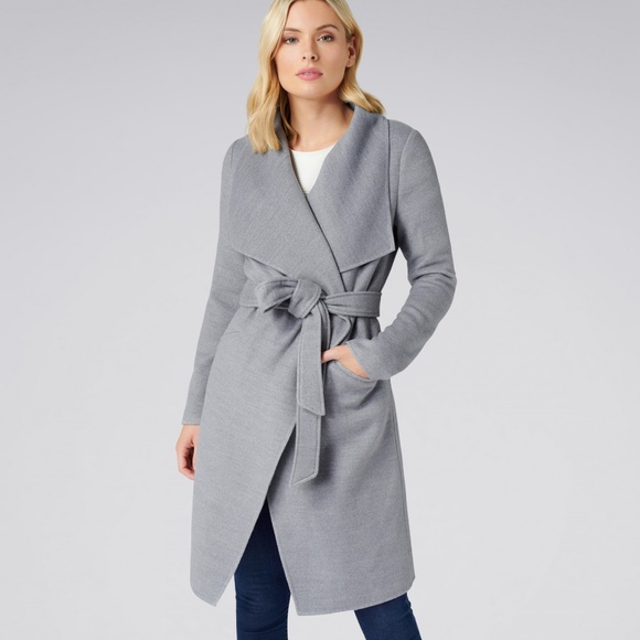 Forevernew Megan Felled Seam Wrap Coat, size 2 US - Picture 1 of 5